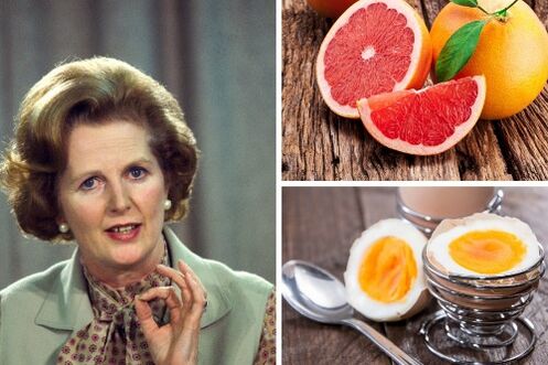Diätkost von Margaret Thatcher und Maggi