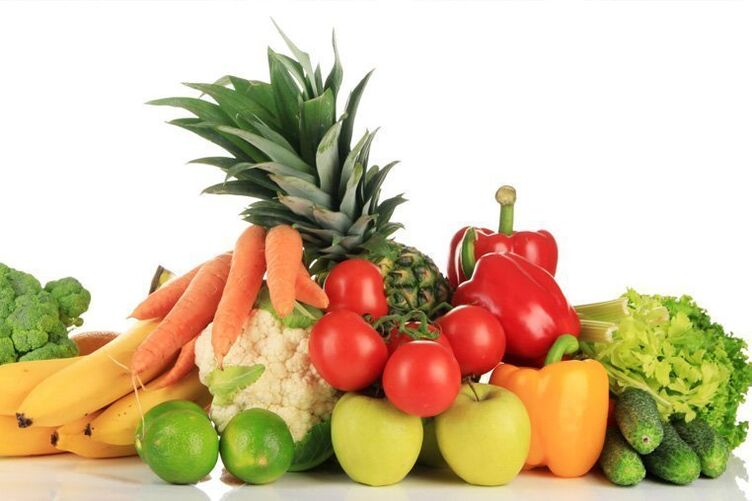 Gemüse ist die beste Option für die zweite Blutgruppe. 